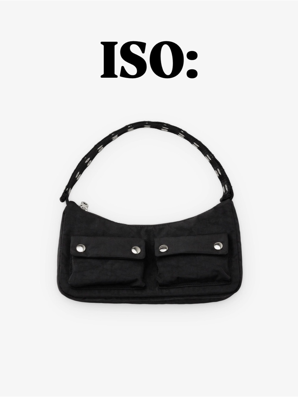 ISO: Molly Goddard Baggu Popper Cargo Shoulder Bag